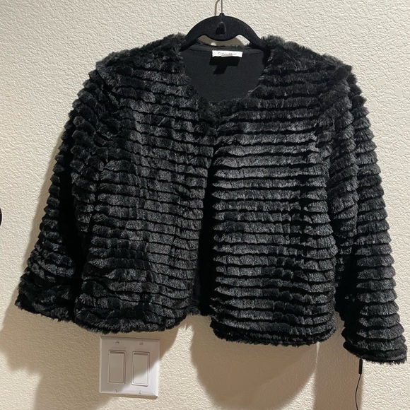 Calvin Klein Jackets & Blazers - Calvin Klein Faux Fur crop jacket NWOT